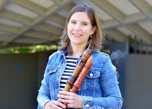 Annabelle Cavalli, Dozentin für Blockflöte bei Musik gewinnt Kinder