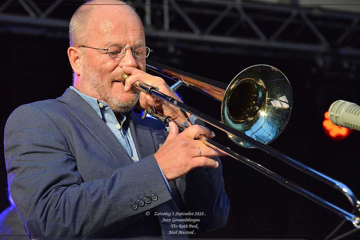 Marc Godfroid, Jazzposaunist und IJKT-Botschafter für Belgien