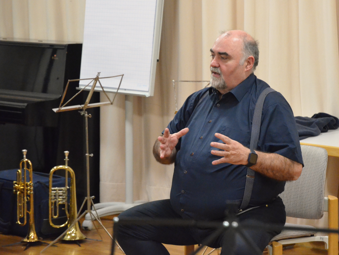 Der renommierte Trompeter und Pädagoge Franz Tröster ist Dozent bei Blechrausch, dem Festival für Blechbläser an der BDB Musikakademie.